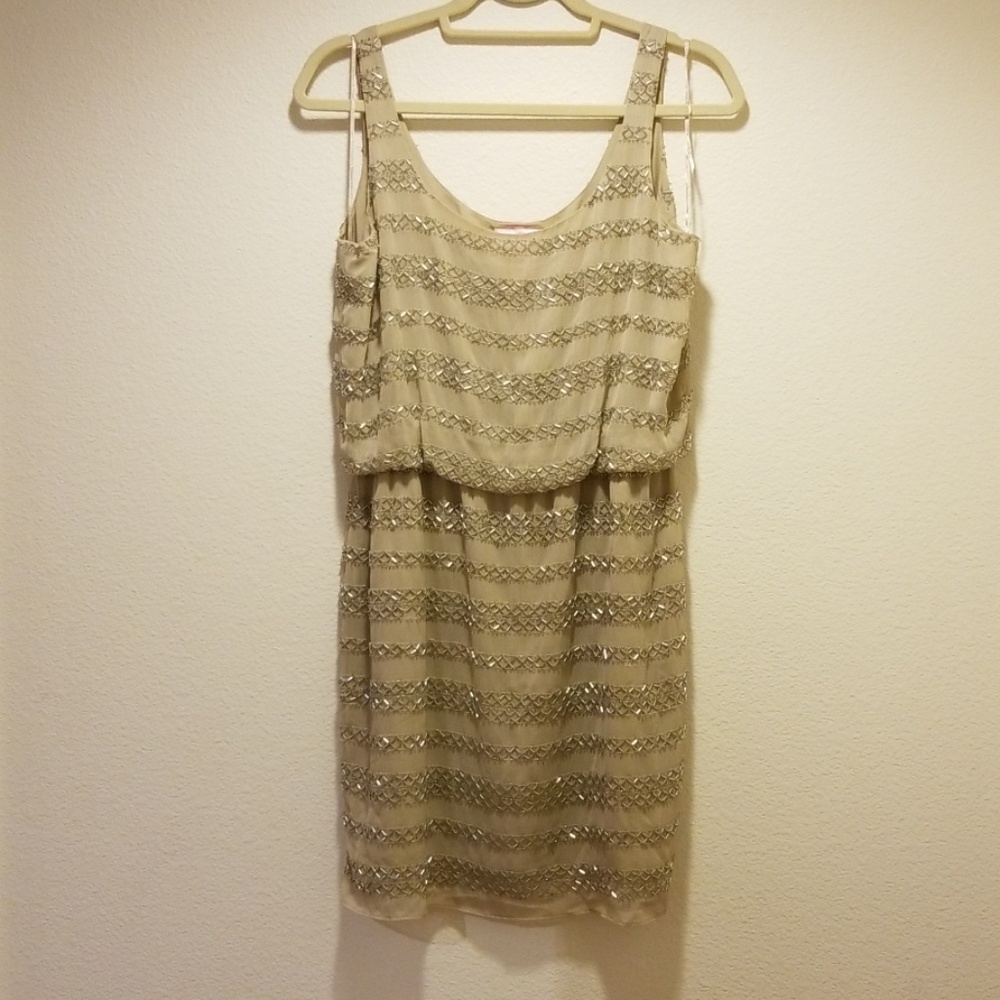 Romeo & Juliet Couture Beaded mini dress